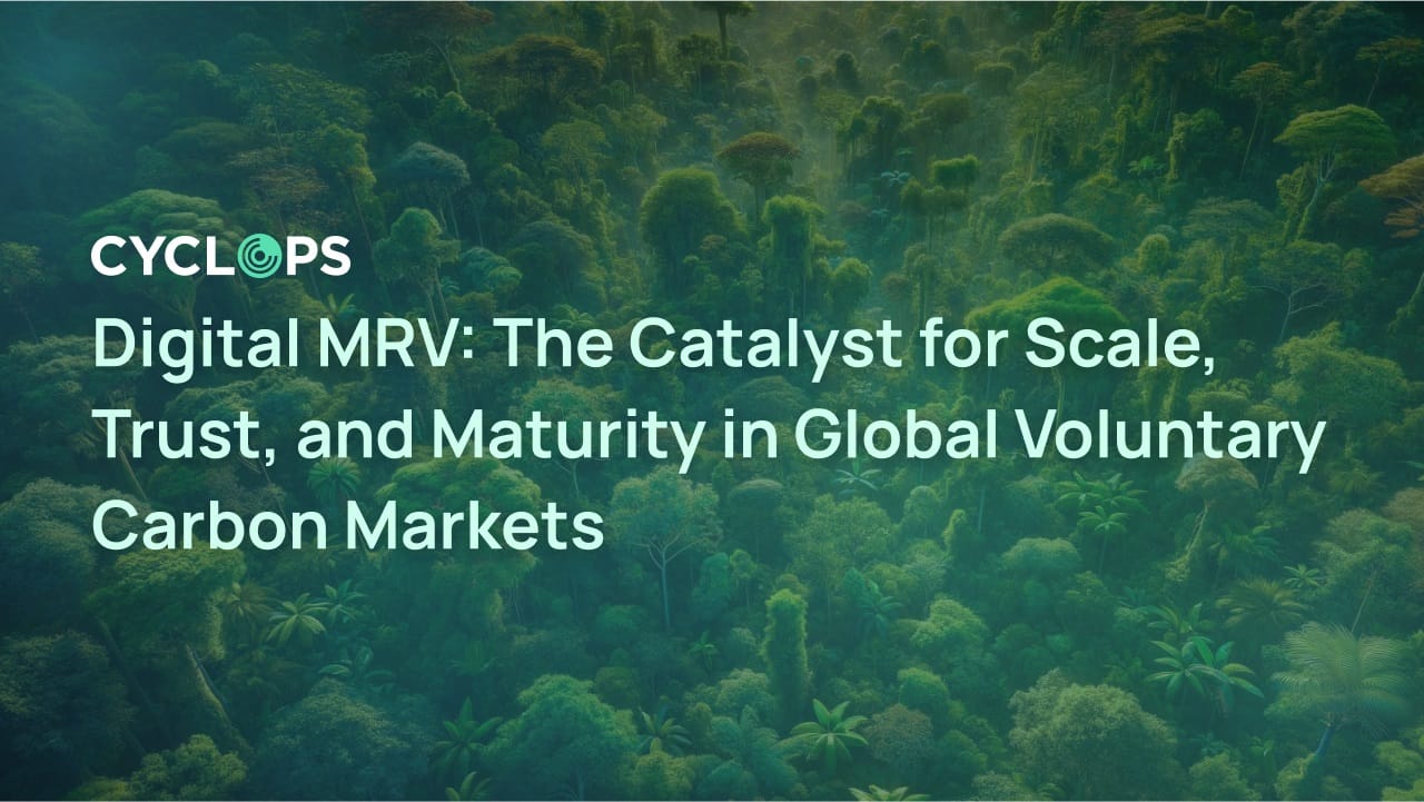 Digital MRV: The Catalyst for Scale, Trust, and Maturity in Global Voluntary Carbon Markets